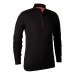 Koszulka Termoaktywna DEERHUNTER Quinn Merino 1/2-zip Black Oak (7059-992)