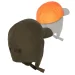 Czapka PINEWOOD Smaland Teddy Winter - MossGreen/Orange - 1219 (192)