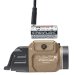 Latarka taktyczna do broni Streamlight TLR-7A FLEX - 500 lumenów FDE
