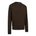 Sweter DEERHUNTER Harrington V-neck Knit - Brown Melange (8118-595)