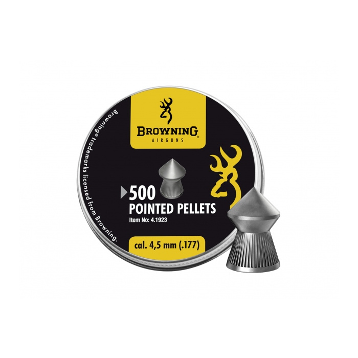 Śrut diabolo Browning Ribbed Pointed 4,5/500