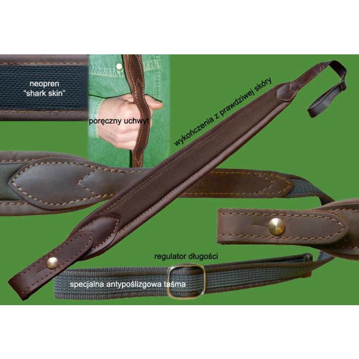 NEOPRENOWY PASEK DO BRONI - BRĄZ NR 199