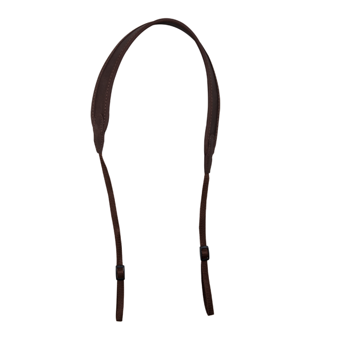 Pasek skórzany do lornetki Forest - brązowy