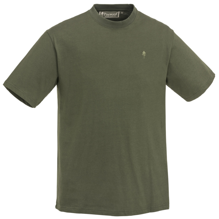 T-SHIRT PINEWOOD® 3-pack: Green/H.Brown/Khaki 5447