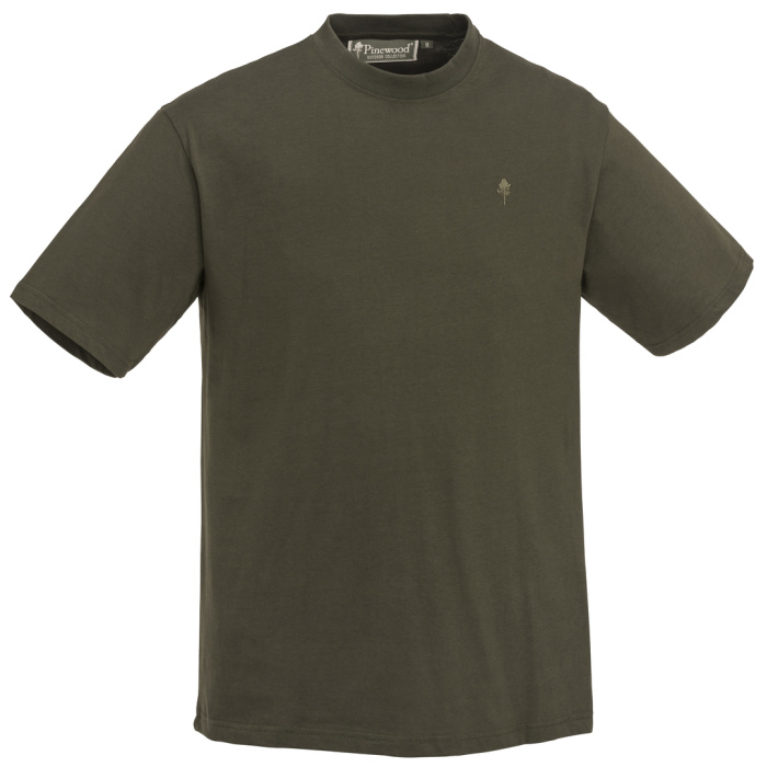 T-SHIRT PINEWOOD® 3-pack: Green/H.Brown/Khaki 5447